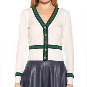 Alexia Admor Contrast Trim Cardigan